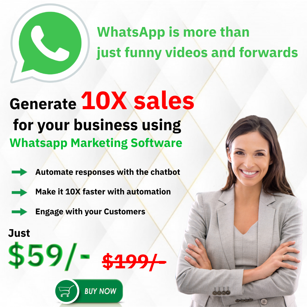 Bulk Whatsapp Marketing Automation - Unlimited sending Tool - 1